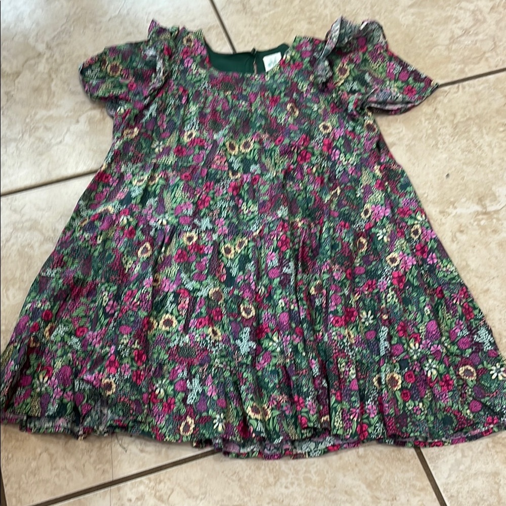 Mint Girls tween Floral Patterned Dress